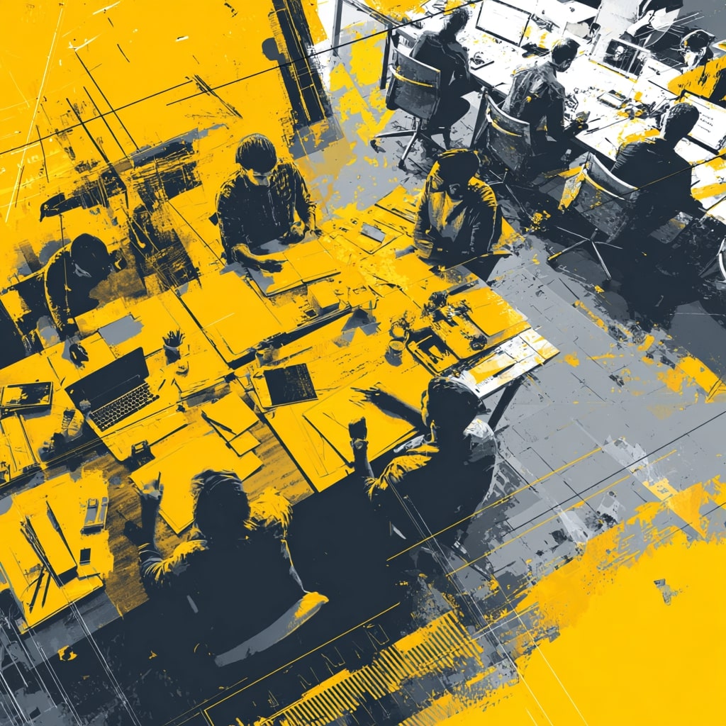 Creative agency team planning AI-powered campaigns with Kroma